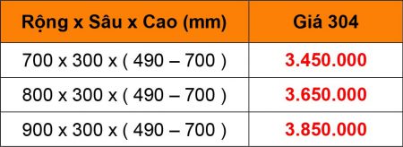 Bảng giá Kệ chén dĩa âm tủ inox 304.VN - 2 tầng - KCA0101