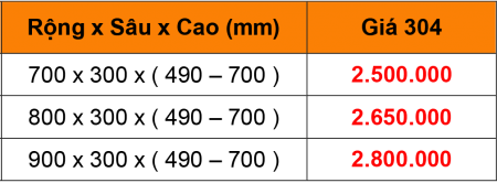 Bảng giá Kệ chén dĩa âm tủ inox 304.VN - 2 tầng có khay chứa nước - KCA0104