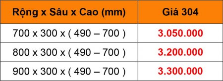 Bảng giá Kệ chén dĩa âm tủ inox 304.VN - 2 tầng - KCA0105