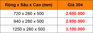 Bảng giá Kệ úp chén dĩa 1 tầng đa năng inox 304.vn - KC1007