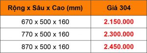 Bảng giá Khay Kệ Rổ xoong nồi bắt mặt hộc tủ dưới inox 304 - RXN0208
